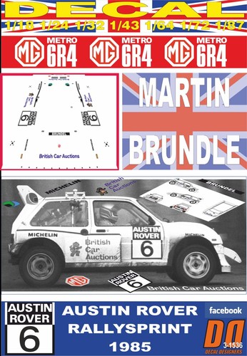 Decal metro 6r4 - decal, martin