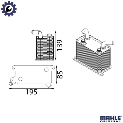 Oil cooler automatic - cooler,