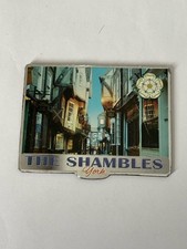 York The Shambles Blingy Slim Fridge Magnet Travel Tourism Gift