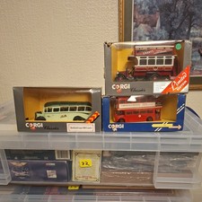 Vintage Corgi Buses ×3 ALL