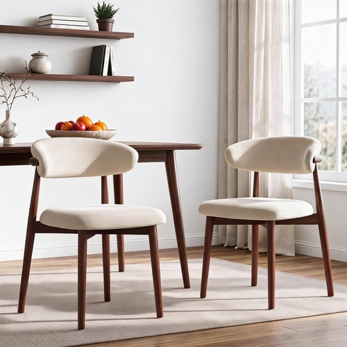 Wooden dining chairs set 2 - dining, of