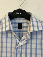 Blue & White Check Long