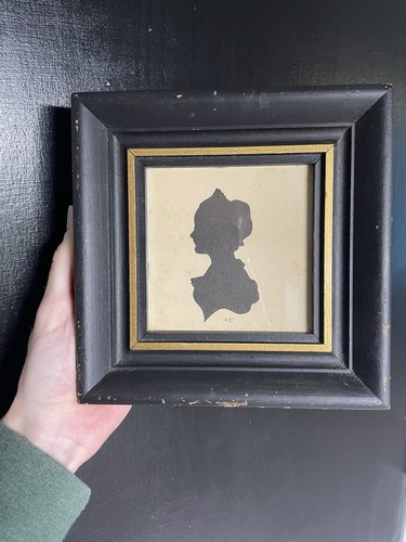 Vintage framed silhouette - vintage,