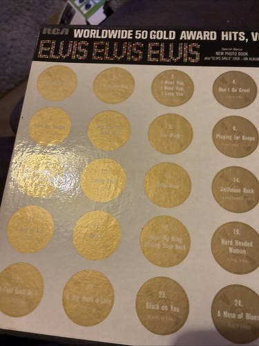 Elvis worldwide gold award - worldwide,