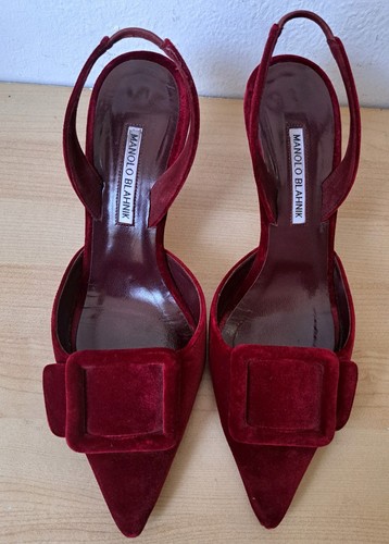Manolo blahnik maysli red - manolo,