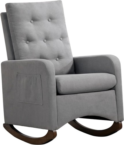 Upholstered rocking chair - upholstered,