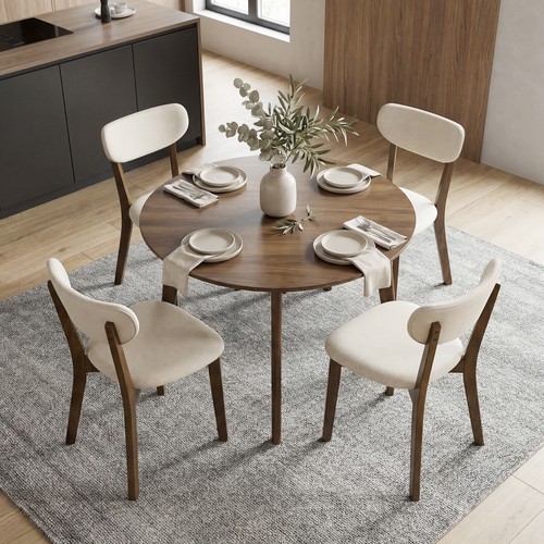Upholstered dining chairs set - dining,