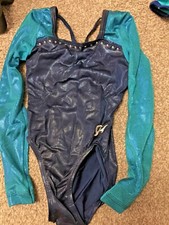 long sleeve  leotard gk navy