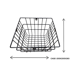 CCTV CAMERA CAGE SECURITY PROTECTION LIGHTS SIRENS CAGE-200X200X280 ANTI VANDAL