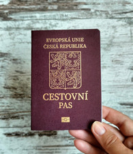 Czech passport prop. Novelty