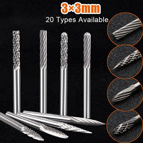 Various 3mm rotary burr file - various,