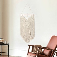 Bohemian Macrame Wall Hanging Cotton Apartment Room Wall Art 35''x20''