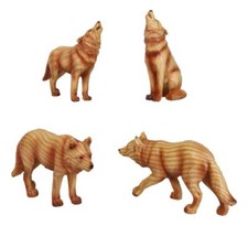 Pack of 4 Full Moon Howling