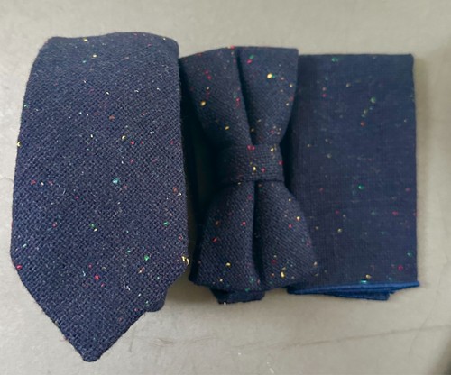 Navy flecked wool mens slim - wool,