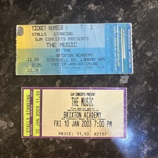 2x THE MUSIC Concert Ticket