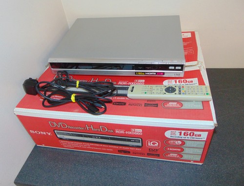 Sony rdr hxd860 dvd - sony, rdr-hxd860