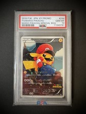 FAN ART! Mario Pikachu 2016 PSA 10 Style Display Card 