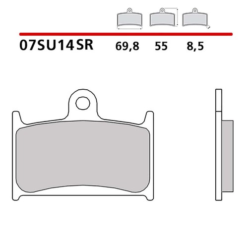 Brembo front brake pads kit - brembo,