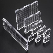9 Pcs Acrylic Stamp Blocks