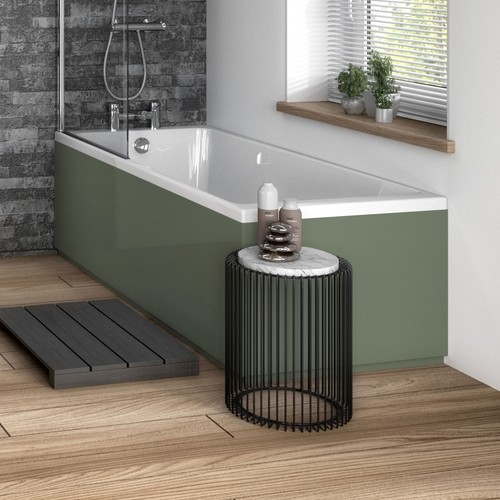 Nuie modern straight bath - straight,