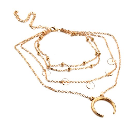 Moon necklace for women - moon,