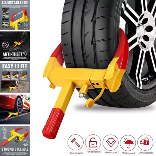 Heavy duty wheel clamp - heavy,