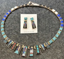 Navajo jewellery set - jewellery, necklace