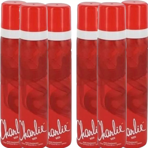 Charlie body spray 75ml - 6x,
