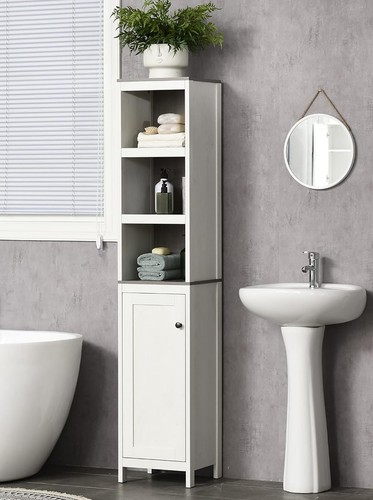 Tall narrow bathroom - narrow, cabinet