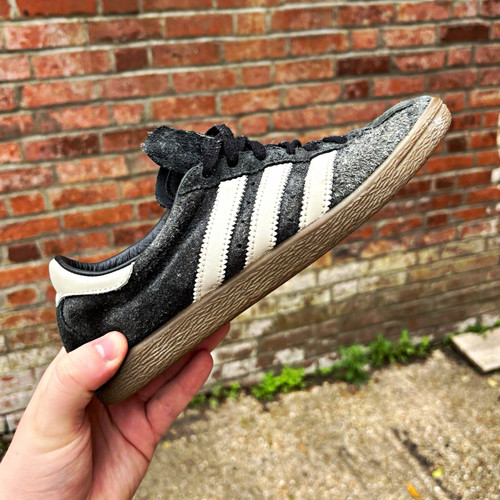Adidas tobacco black suede - tobacco,