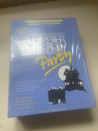 Sealed murder mystery party - sealed!,