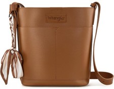 Montana West Wrangler Large Bucket Handbag Crossbody Shoulder Purse Scarf Gift
