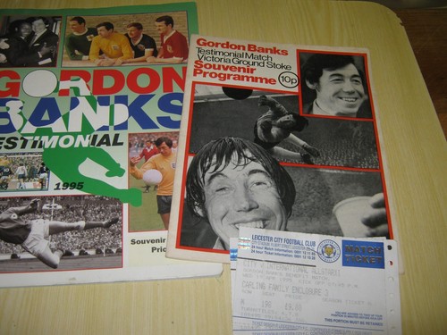 Gordon banks testimonial match - banks,