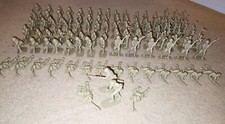 Airfix WW2 Mixed British Infantry & German Desert Corps 96 Unpainted  Figures