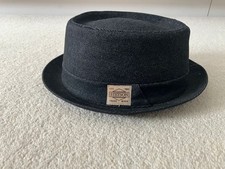 Genuine Stetson Brand Denim Pork Pie Hat