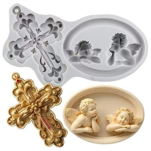 Silicone mould cross - cross, and