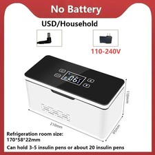 Portable Mini Insulin Refrigerator Cooler Medical Travel Cooling Case USB Cable