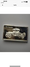 1916 Packard Sterling Silver Ingot 1.6g 925 With Information Slip