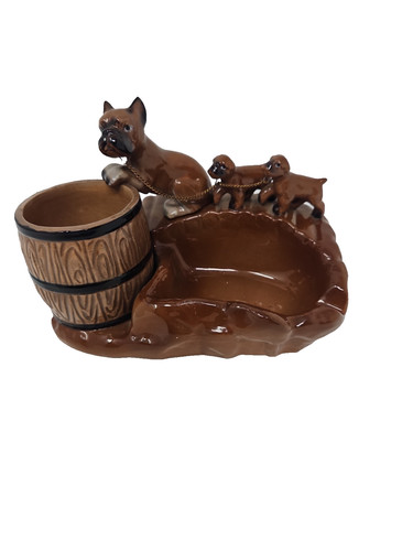 Vintage 1950s boxer dog pups - vintage,
