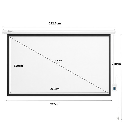 120 electric projector - electric, screen