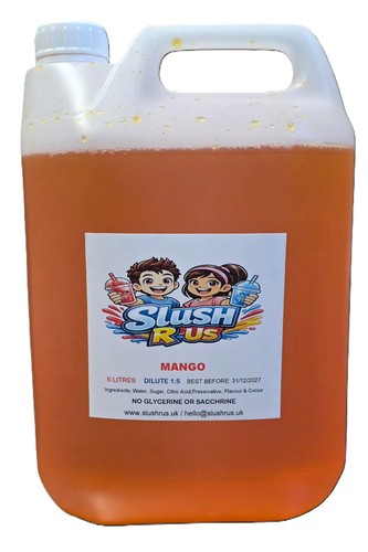 Mango slush puppy - slush, syrup
