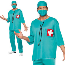 Mens Doctor Costume Scrubs
