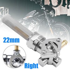Fuel Valve 22mm Right Spigot For Harley Davidson Sportster Fuel Cocks Tap HOT