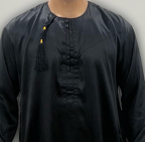 Mens black jubbah men - black, men’s