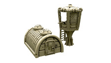 Sci Fi Bunker with outpost 28mm