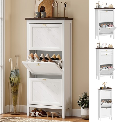 Shoe cabinet with flip - shoe,