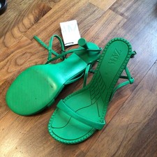 Zara Green low heeled Ankle