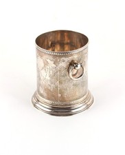 George V silver bottle holder Birmingham 1937 500g 15cm Tall Stunning 