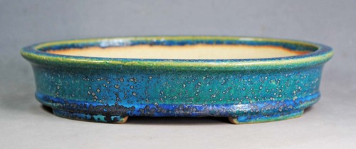 Tokoname oval bonsai pot - bonsai,