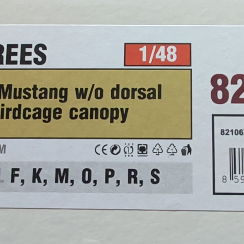 Eduard mustang birdcage canopy - mustang,